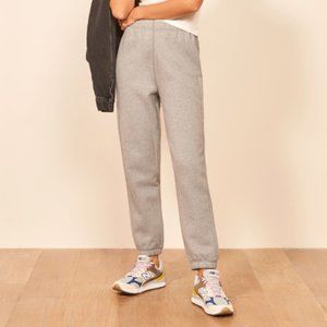 Reformation Classic Sweatpants Heather Grey